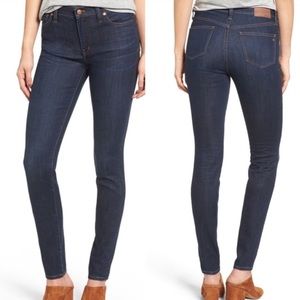 Madewell "Skinny Skinny" Dark Wash Jeans